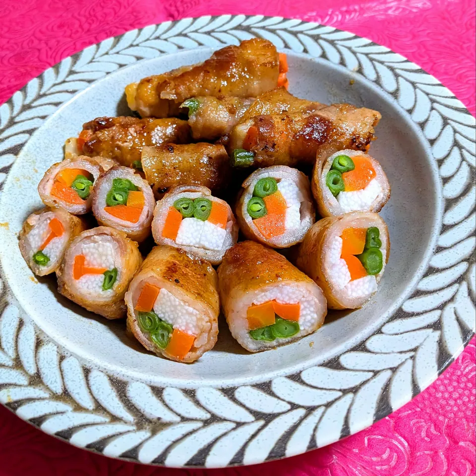 長芋の豚肉巻|cherry🍒さん