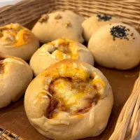 ＊ミートソースパン
＊チョコカスタードパン
＊つぶあんぱん|さっちんさん