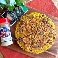 キノコとベーコンのトルティージャ| みずほさん