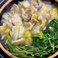 野菜いっぱい ひっつみ風鍋|ななごさん