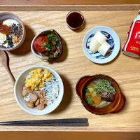 ＊出張前の朝定食＊|さくたえさん