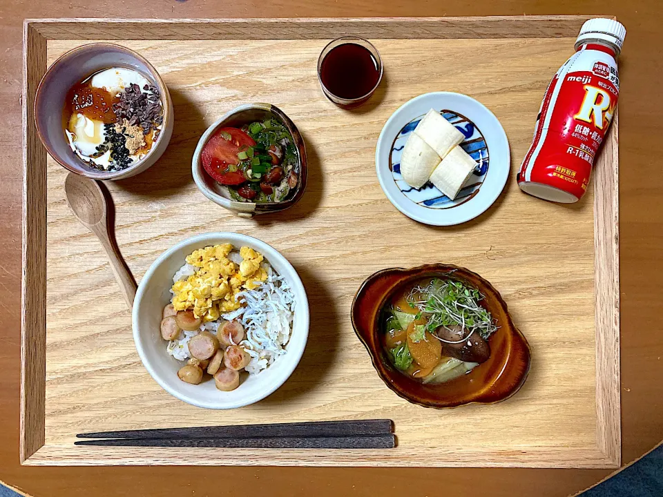 ＊出張前の朝定食＊|さくたえさん