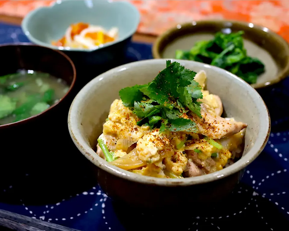 親子丼定食|かおるさん