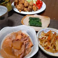 大根とヒイカの煮物🦑|びせんさん