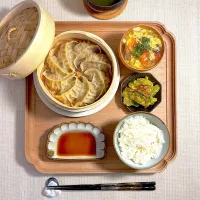 せいろで蒸し餃子の献立|すずさん