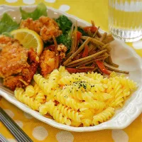 ヤールスバーグチーズのシンプルパスタ|アスママさん