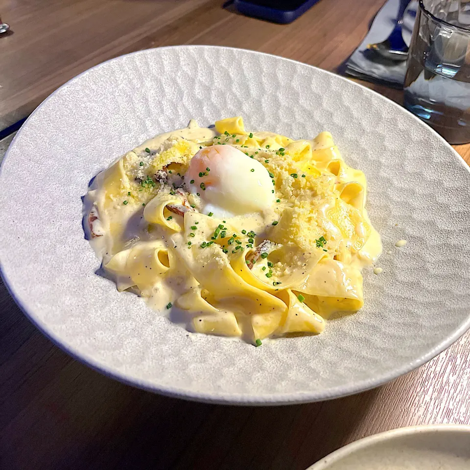 PAPPARDELLE CARBONARA|skyblueさん