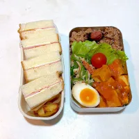 今日のオット弁当と、高３ムスメ弁当。| chi.aさん
