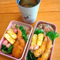 いつもの二人のお弁当|さやかさん