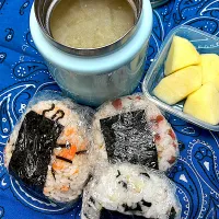 1/21 おにぎりつみれ汁弁当|JUNe28さん