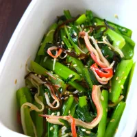 小松菜とカニカマの塩昆布和え|ぱんだのままんさん