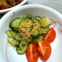 きゅうりの塩もみ×鰹節|morimi32さん