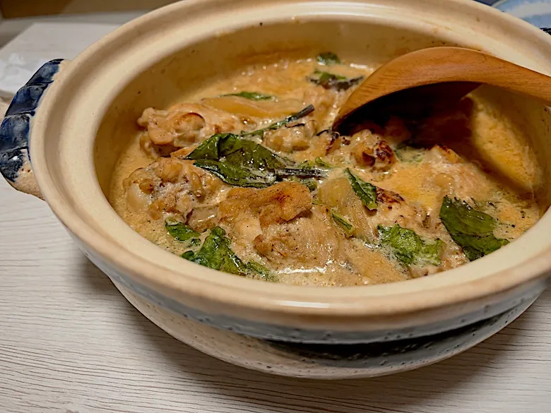 鶏肉とかぶの和風クリーム煮|もっさんさん