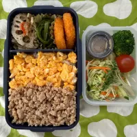 大好きな豚そぼろ弁当|ひぐっちさん