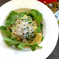 しらすとルッコラのレモンパスタ|KAORIさん