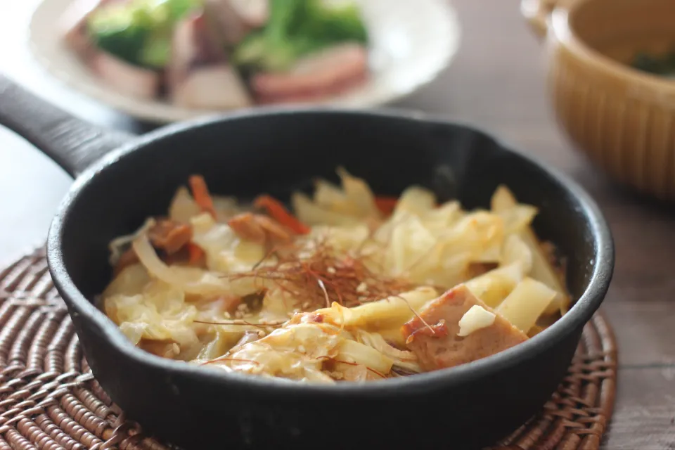 ビーガンチーズタッカルビ風|ちいさなしあわせキッチンさん