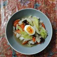 どんこ汁入り中華丼| はやとさん