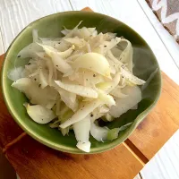 週末のおでん仕込み🍢大根の皮や切れ端と、百合根としらすの塩きんぴら|さくたえさん