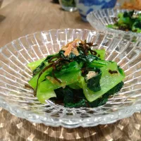 小松菜の塩昆布和え| 古尾谷りかこさん