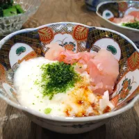 鮪の山かけ|古尾谷りかこさん