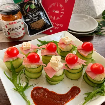 Snapdishの人気料理写真:ポテサラdeきゅうりロール