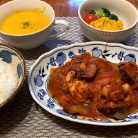 ナスと鶏肉のトマト煮|kanonnさん