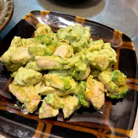 鶏胸肉とアボカドのソテー、山葵マヨポン|nao子さん