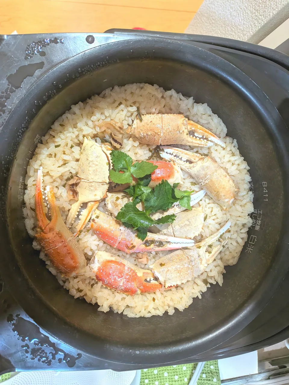 1/21の夕食🦀蟹爪いり海鮮の炊き込みご飯|卯月さん