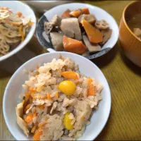 銀杏入りおこわ風炊き込み御飯