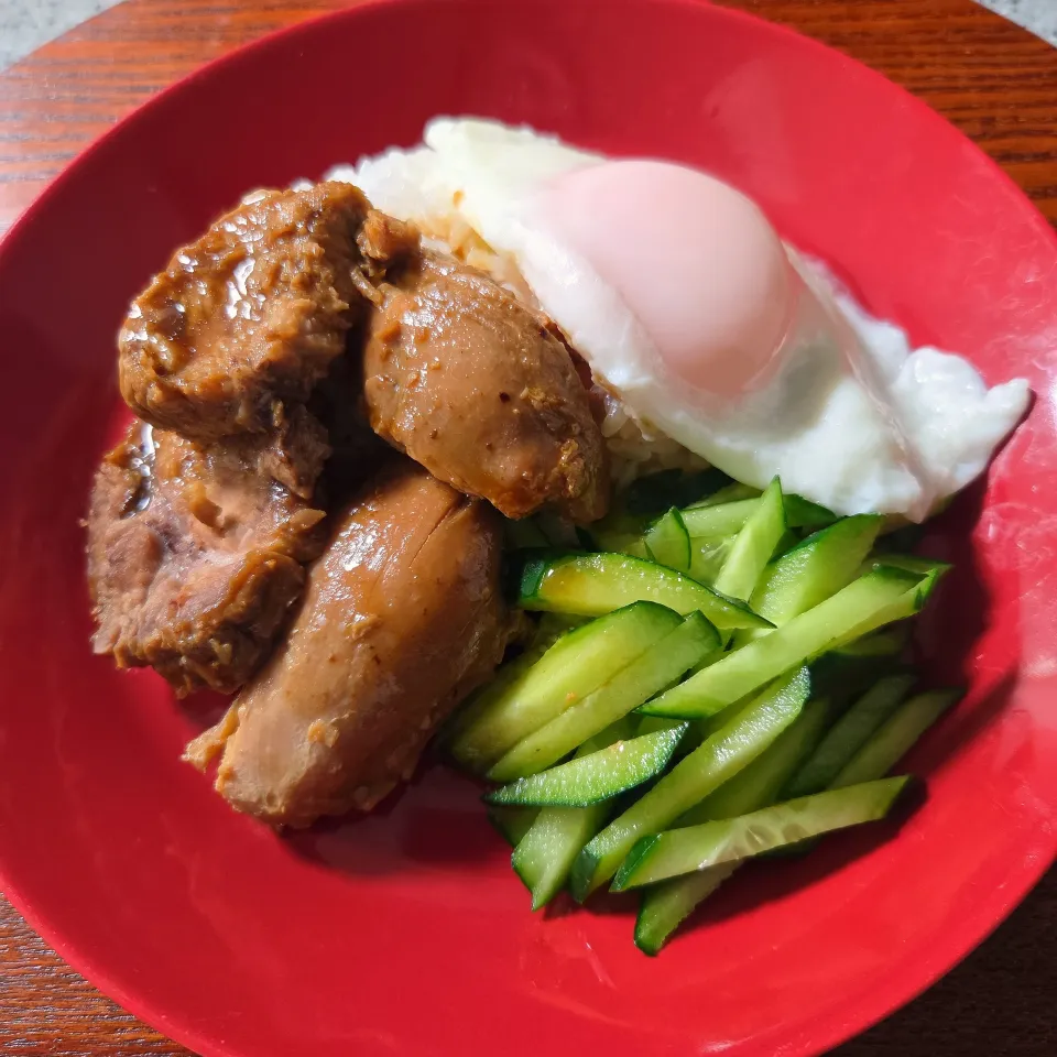 チャーシュー丼目玉焼きのせ|aoiさん
