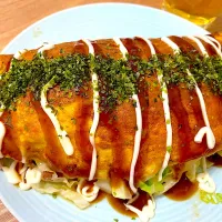 巨大とん平焼き|単身赴任のっちさん