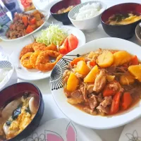 夕食(*ˊ˘ˋ*)|プリン☆さん