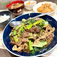 牛肉と舞茸のオイスターソース炒め|亜矢子さん