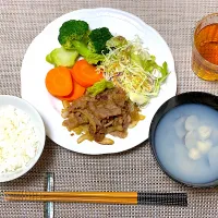 夕飯　焼肉|ふわふわさん