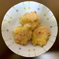 近鉄H デリカキッチン 白身魚のふわらか豆腐天(3個)| ばーさんさん