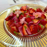 2種類のイチゴ🍓のサラダ🫜