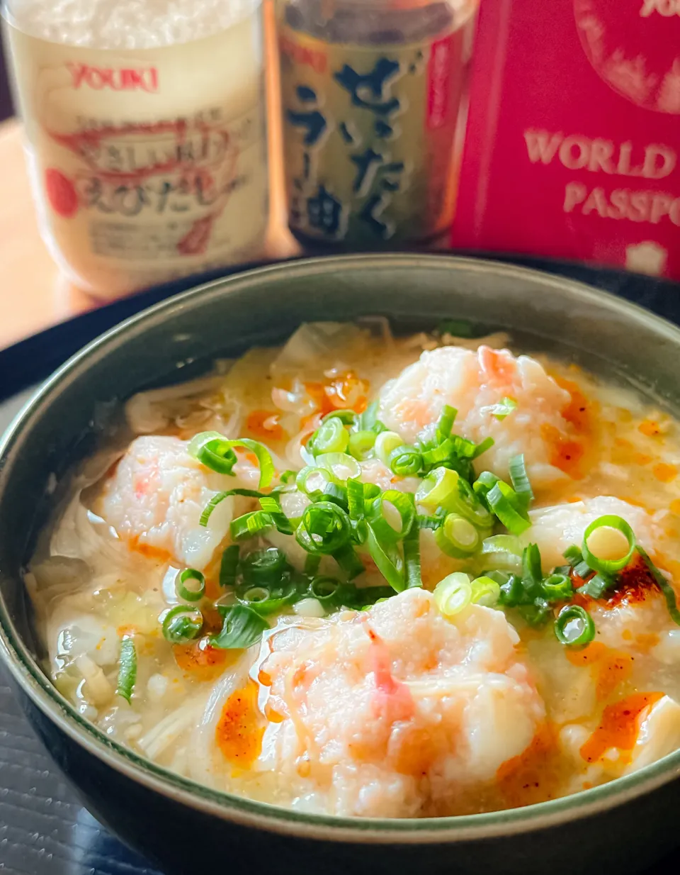 白菜とエビはんぺん団子のスープ|にゃんぺこさん