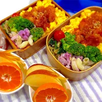 今日の夫婦弁⁽⁽ ◟(灬 ˊωˋ 灬)◞ ⁾⁾💕|桃実さん