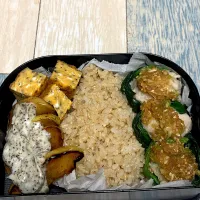 1/22鶏団子蒸し弁当|みっこちゃんさん