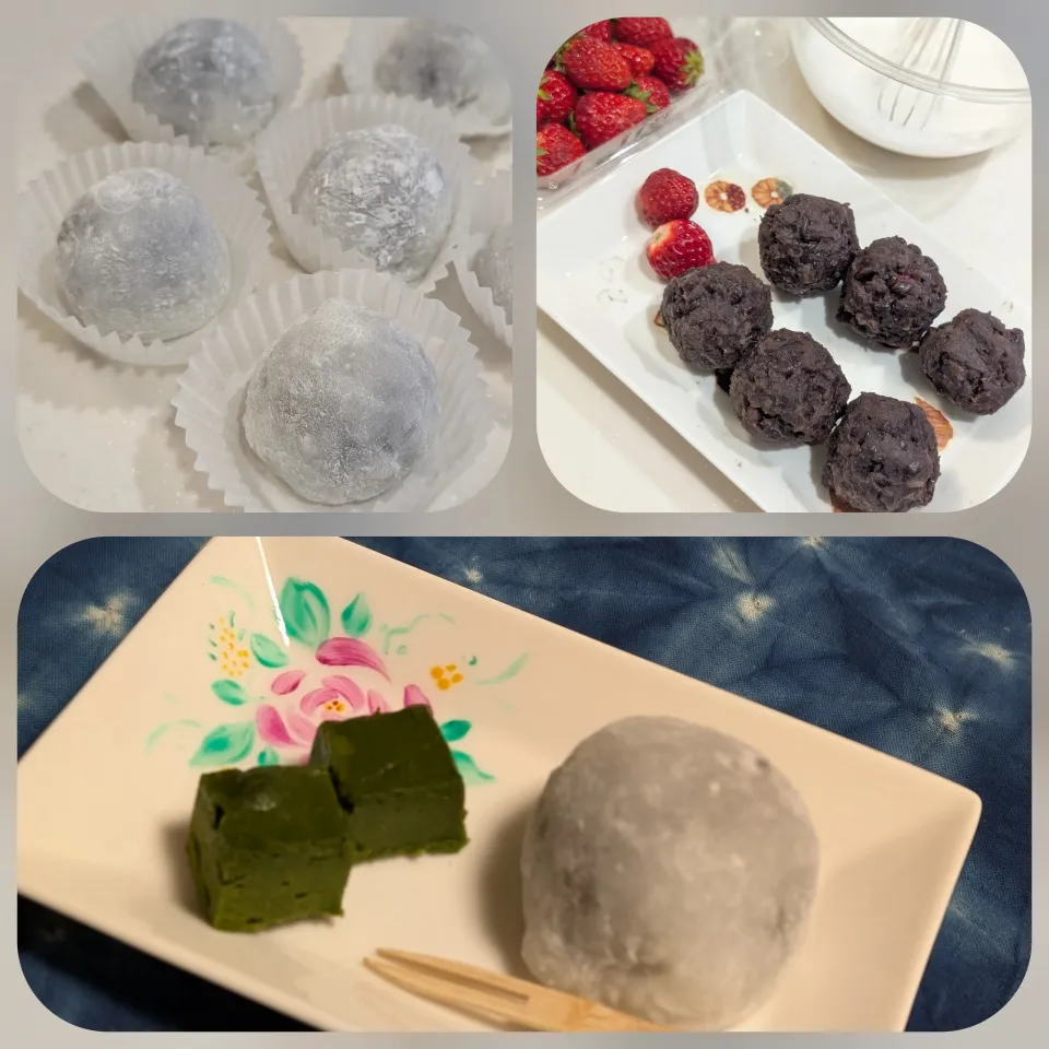 和菓子プレート🍓🍵|mihoさん