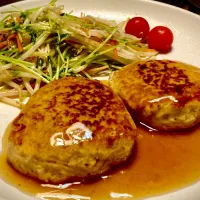 ヘルシーな「鶏・豆腐ハンバーグ」|mottoさん