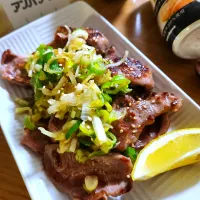 生塩麹パウダー黒胡椒ブレンドでカシラ焼いてみた