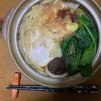 昼食　鍋焼きうどん|ATさん