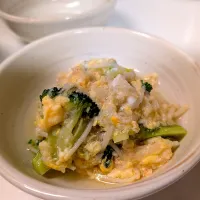 ブロッコリーとカニ身の中華あんかけ(シニア食)|りょうさん