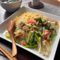 アルファー米deあんかけチャーハン|スイーツポテトさん