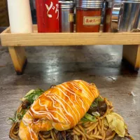 木曜日のぼっかけオムそば|ゆっちこさん