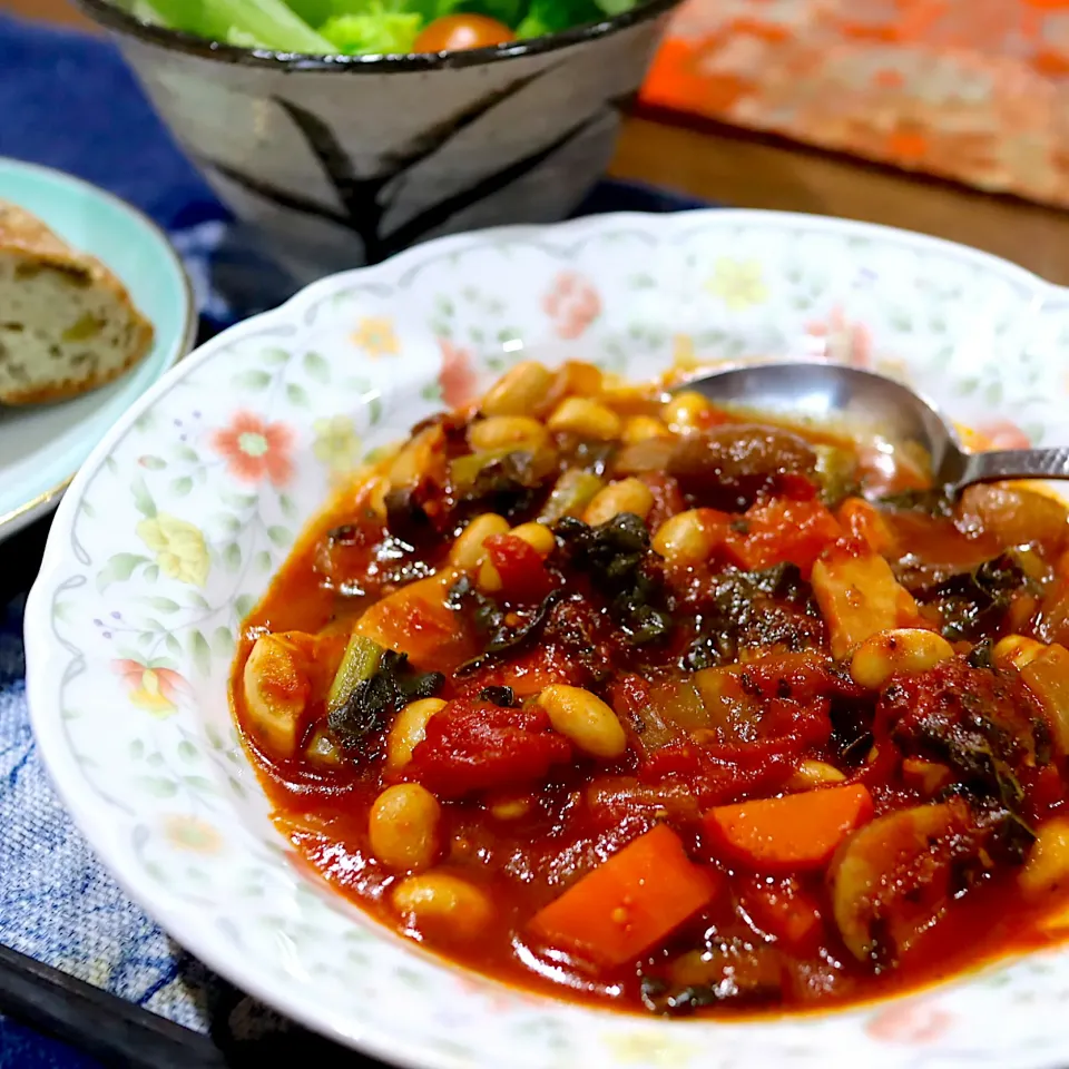 黒キャベツのトマトスープ|かおるさん