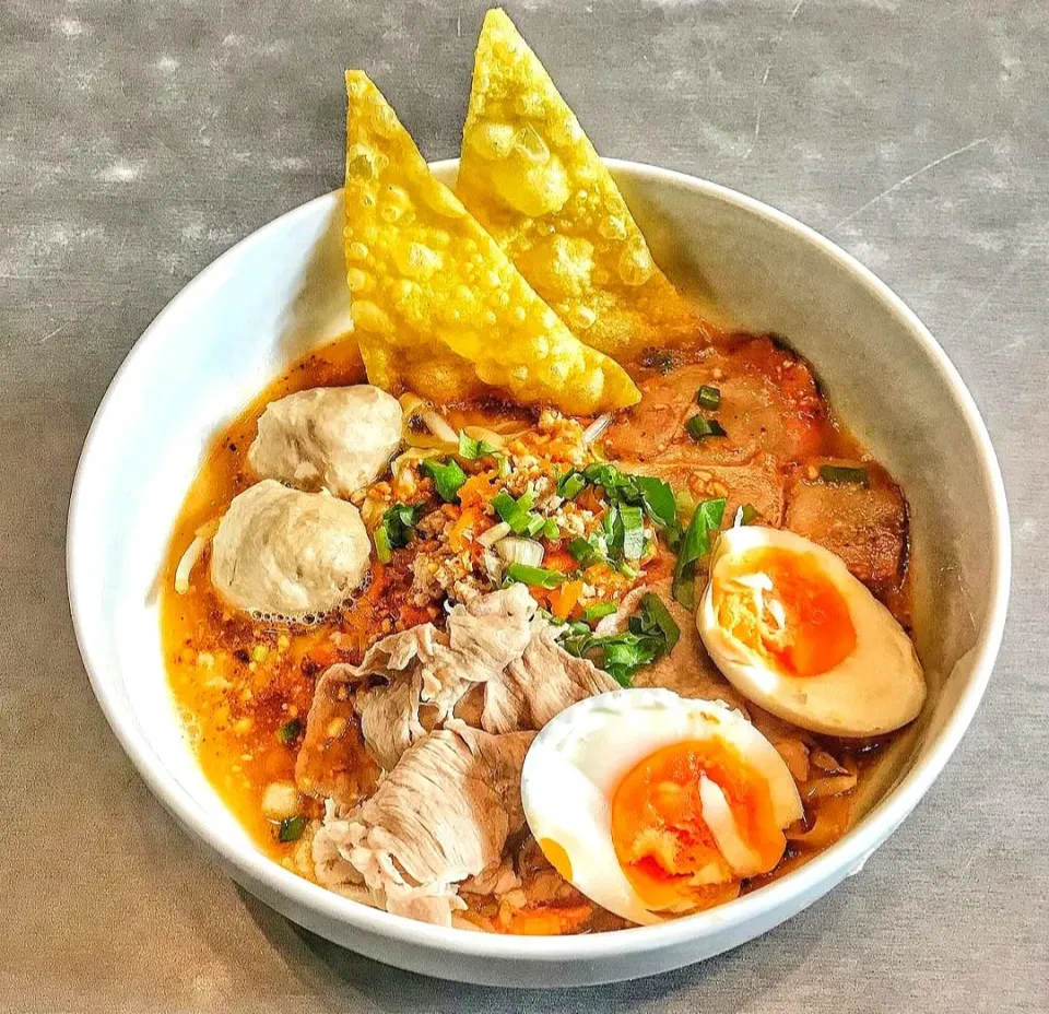 Spicy Tom Yum Noodles for Dinner 🌶🍜🌶🤤|An'leeさん