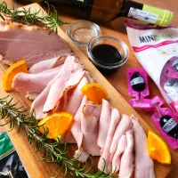 由美さんの料理 由美さんの料理 　豚バラローストポーク　バルサミコオレンジソース添え🍊