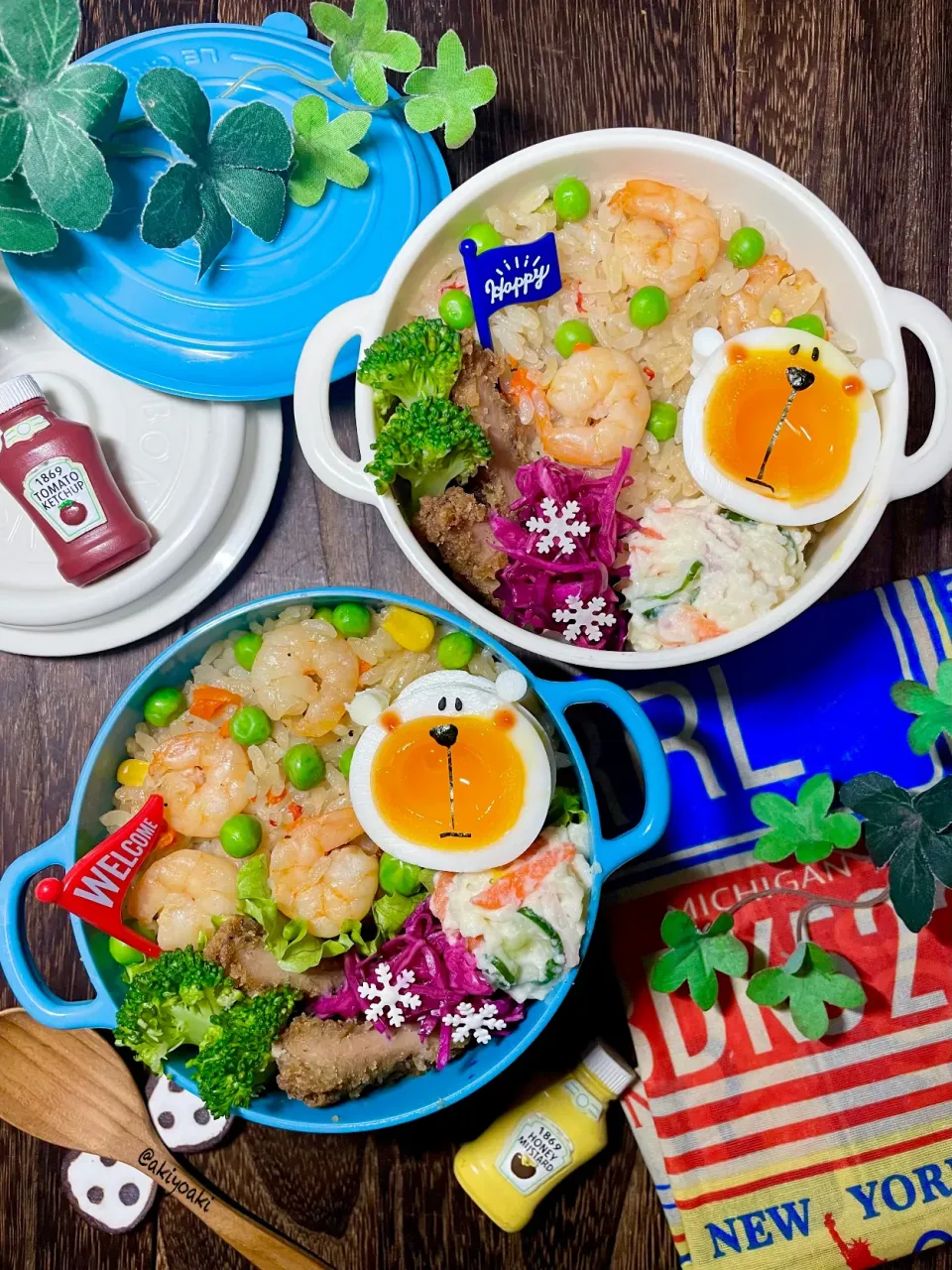 炊き込み炒飯弁当|Akiyoෆ¨̮⑅さん